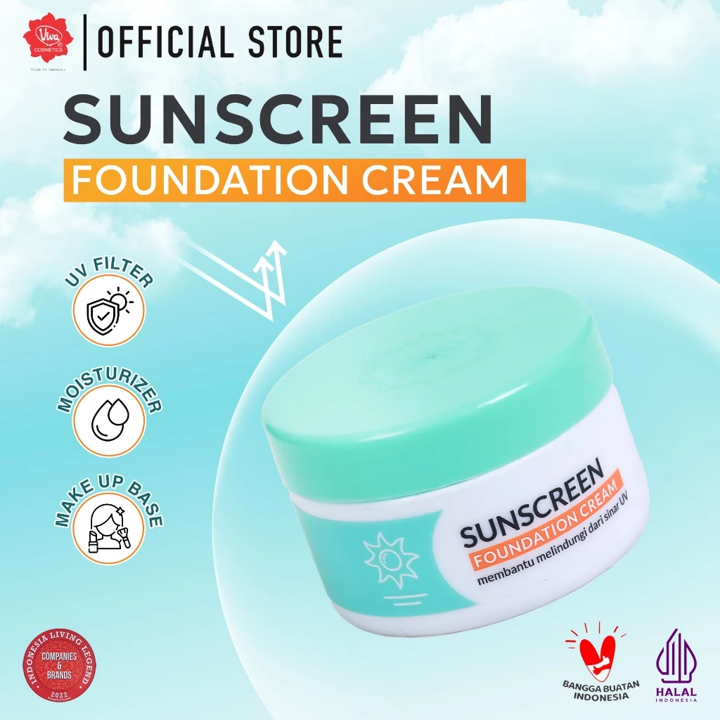 NONA VIVA SUNSCREEN FOUNDATION - UV FILTER 22GR