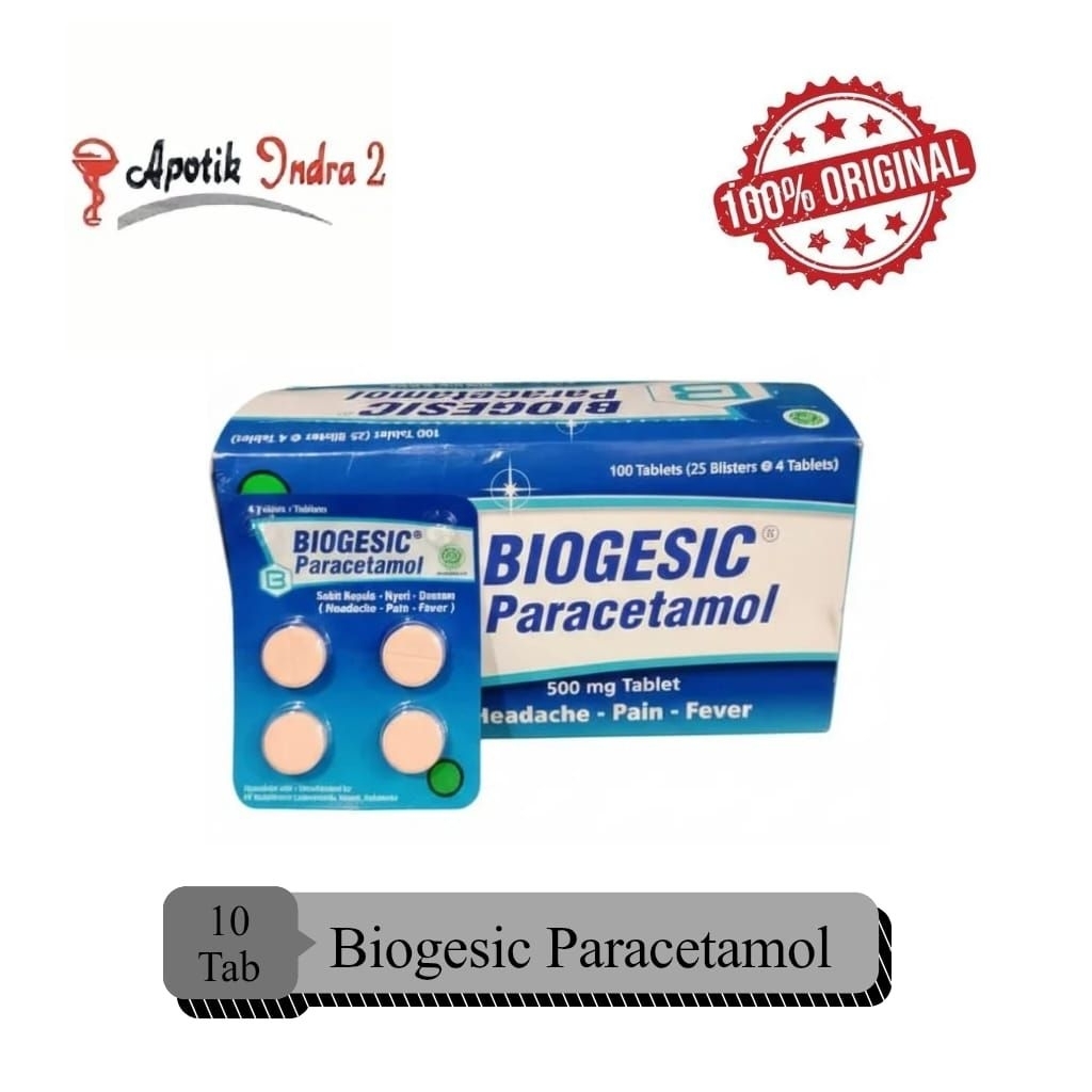 Biogesic Paracetamol / 1 Lembar