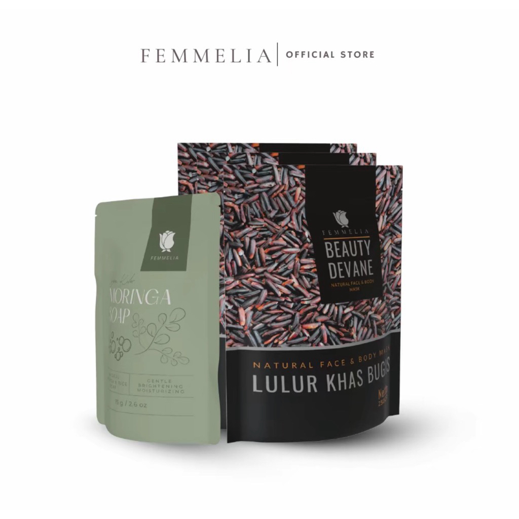 PAKET HEMAT 3 LULUR BUGIS 1 SABUN KELOR