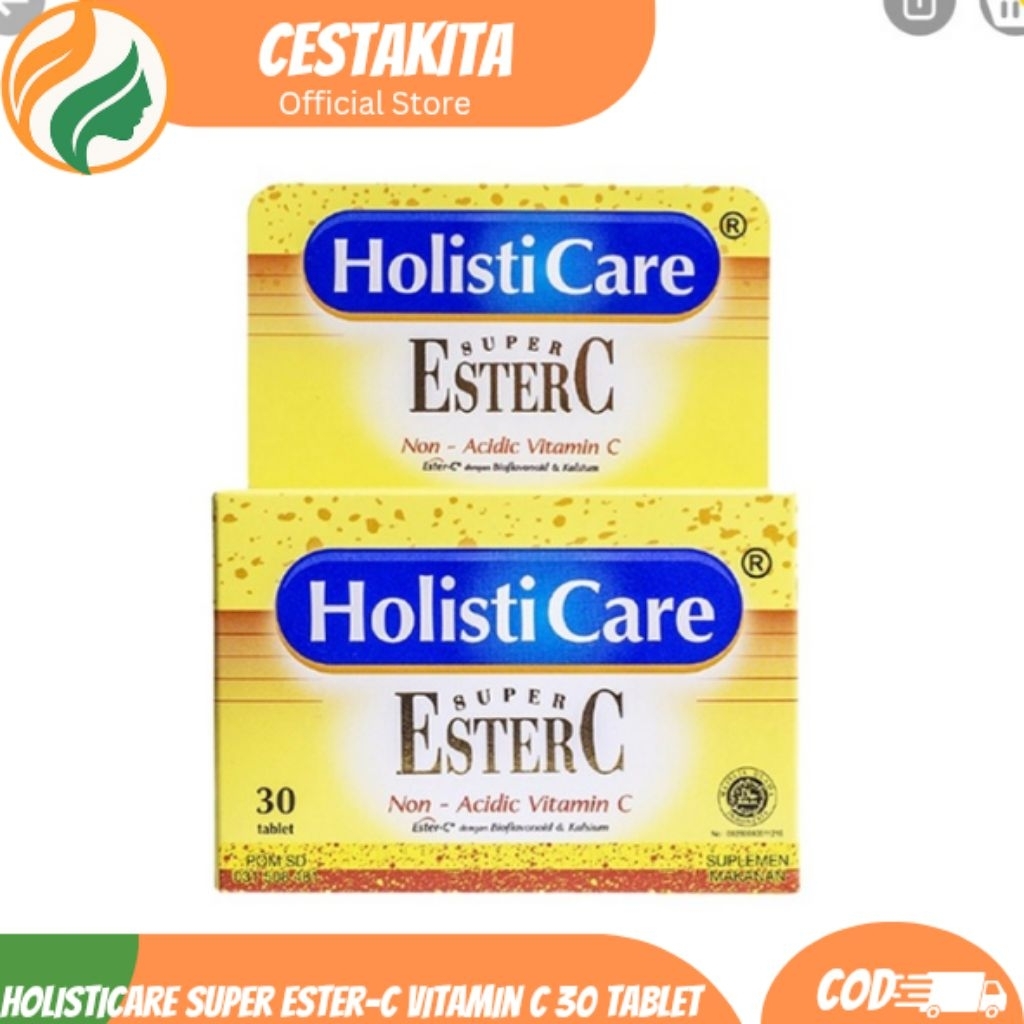 HolistiCare Super Ester-C Vitamin C 30 Tablet