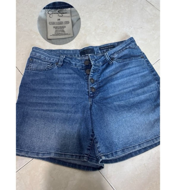 preloved mini jeans blue