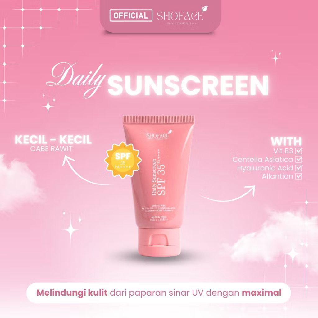 ￼SUNSCREEN 30ML BY SHOFACE.ID