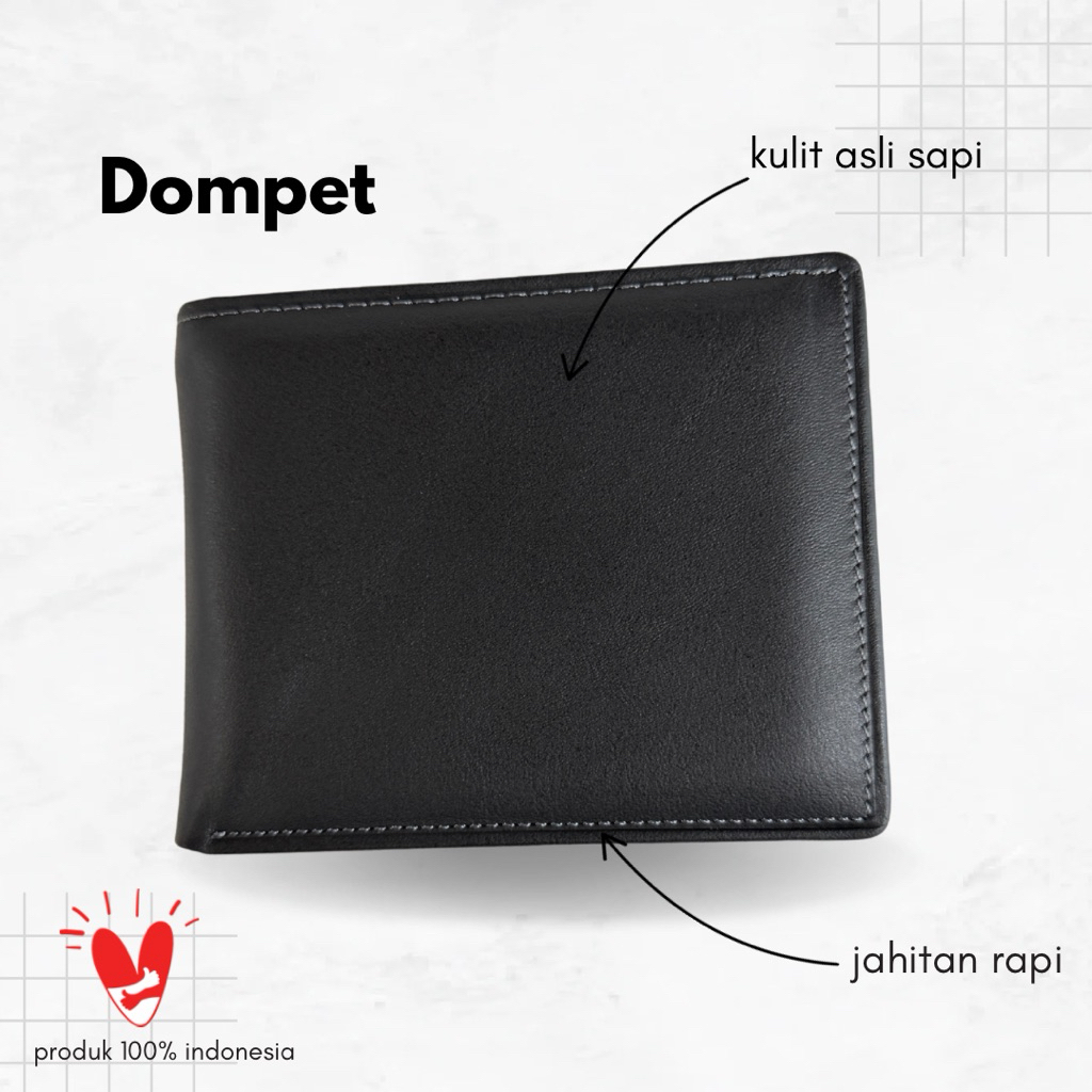 Dompet Pria Kulit Asli Handmade