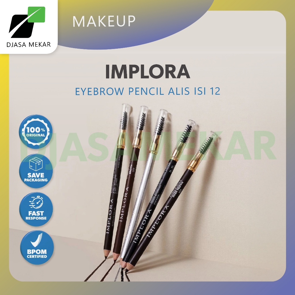 Implora Eyebrow pencil alis isi 12