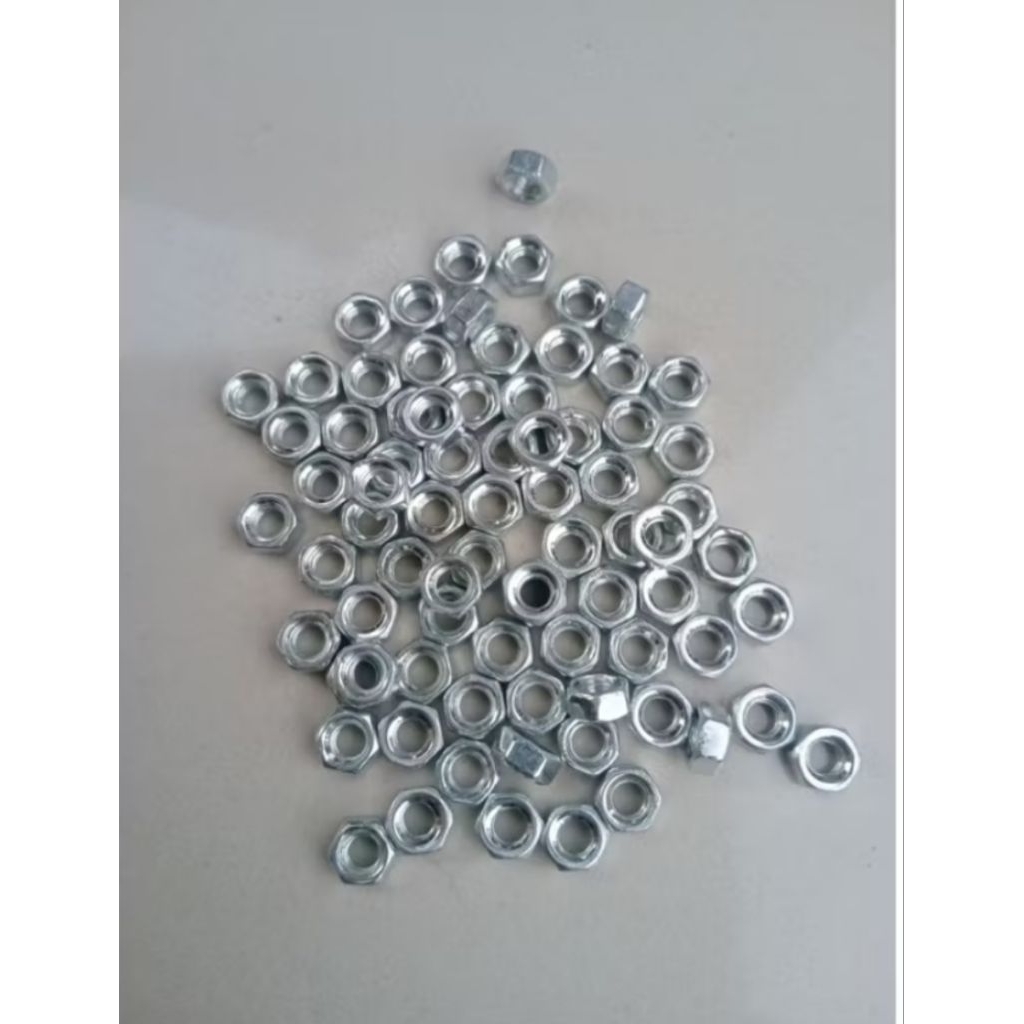 Mur Hex putih paket 500pcs M5