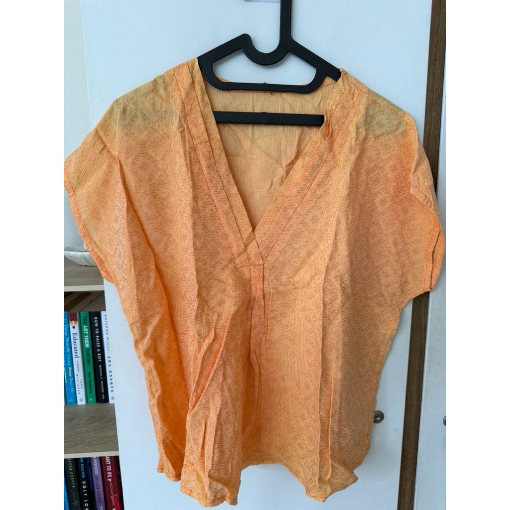 Atasan Batik Orange
