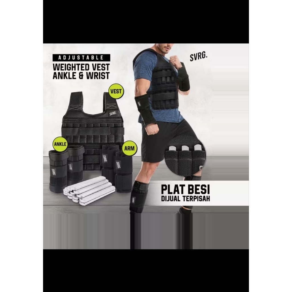Adjustable Weighted Vest/Rompi Beban