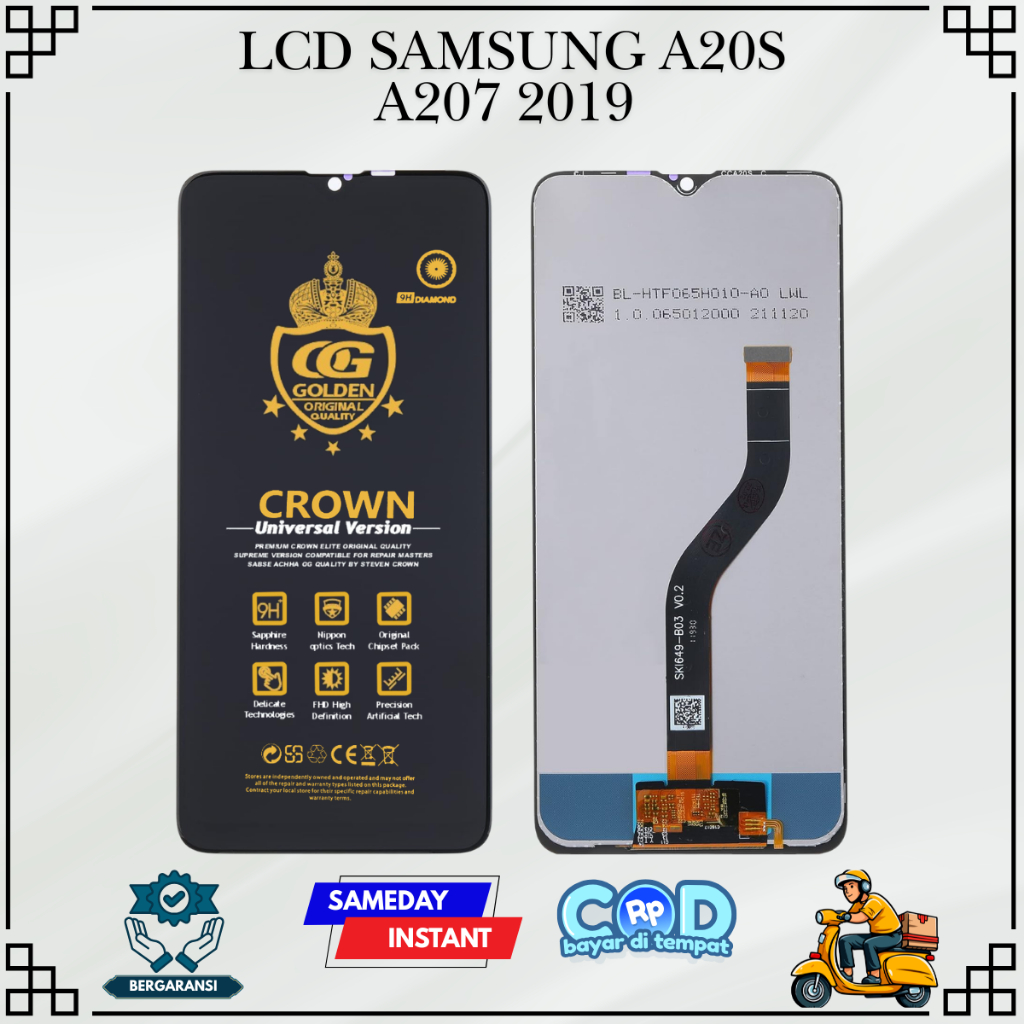 LCD SAMSUNG A20S / A207 2019 FULLSET TOUCHSCREEN COMPLETE