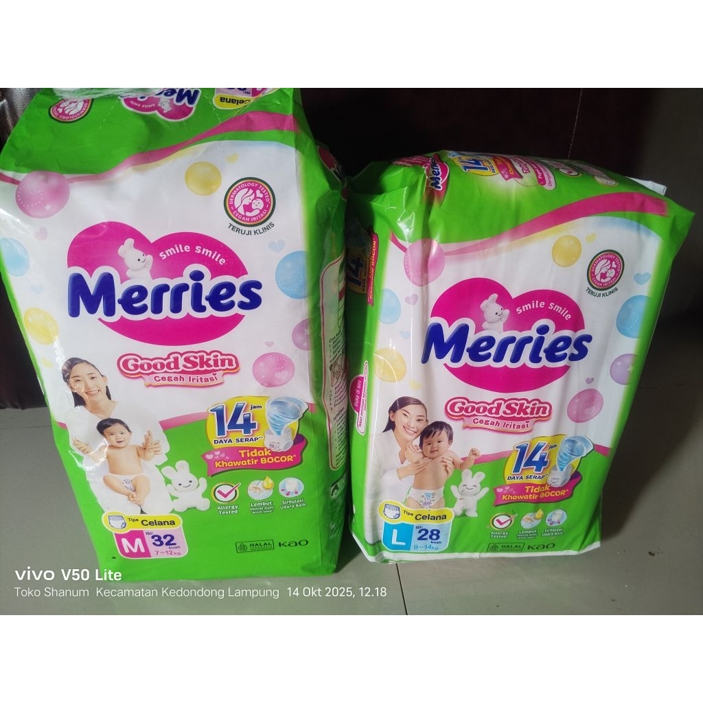 READY!!! Pampers merries MURAH