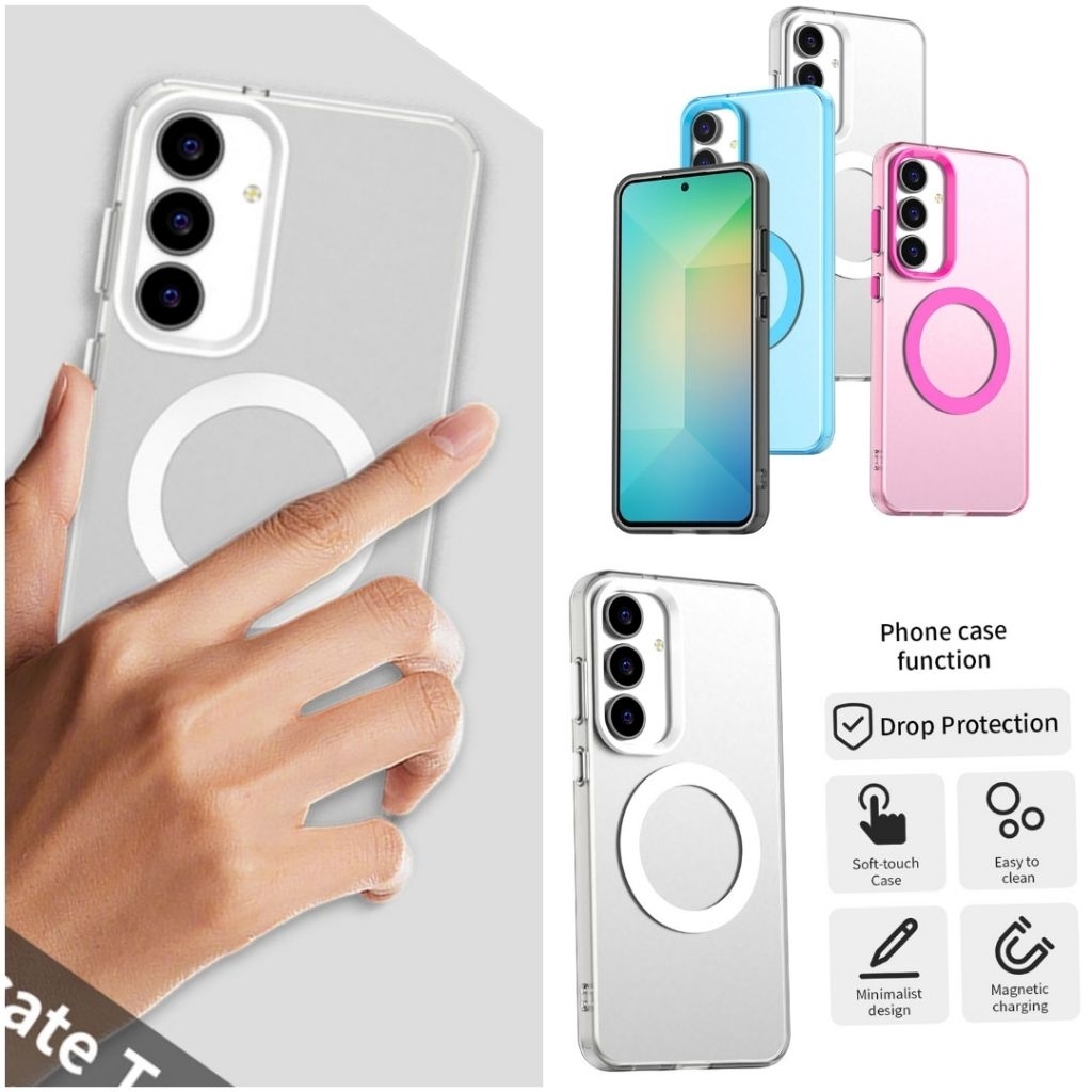 Casing MagSafe Samsung S25 FE Soft Back Case