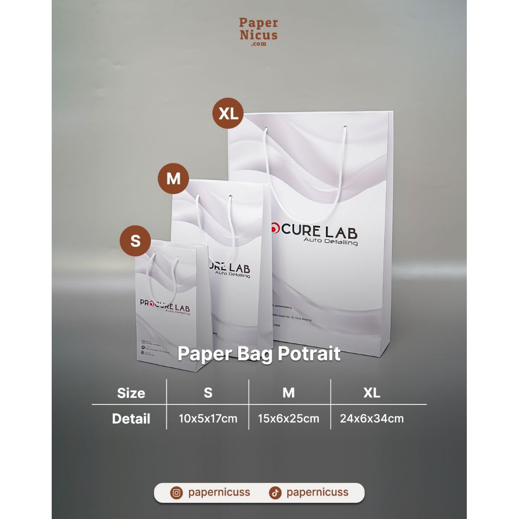 Paperbag Polos Custom Desain
