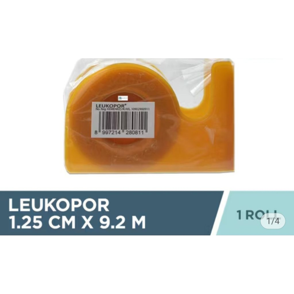 Leukopor 1.25 cmx 9.2 m