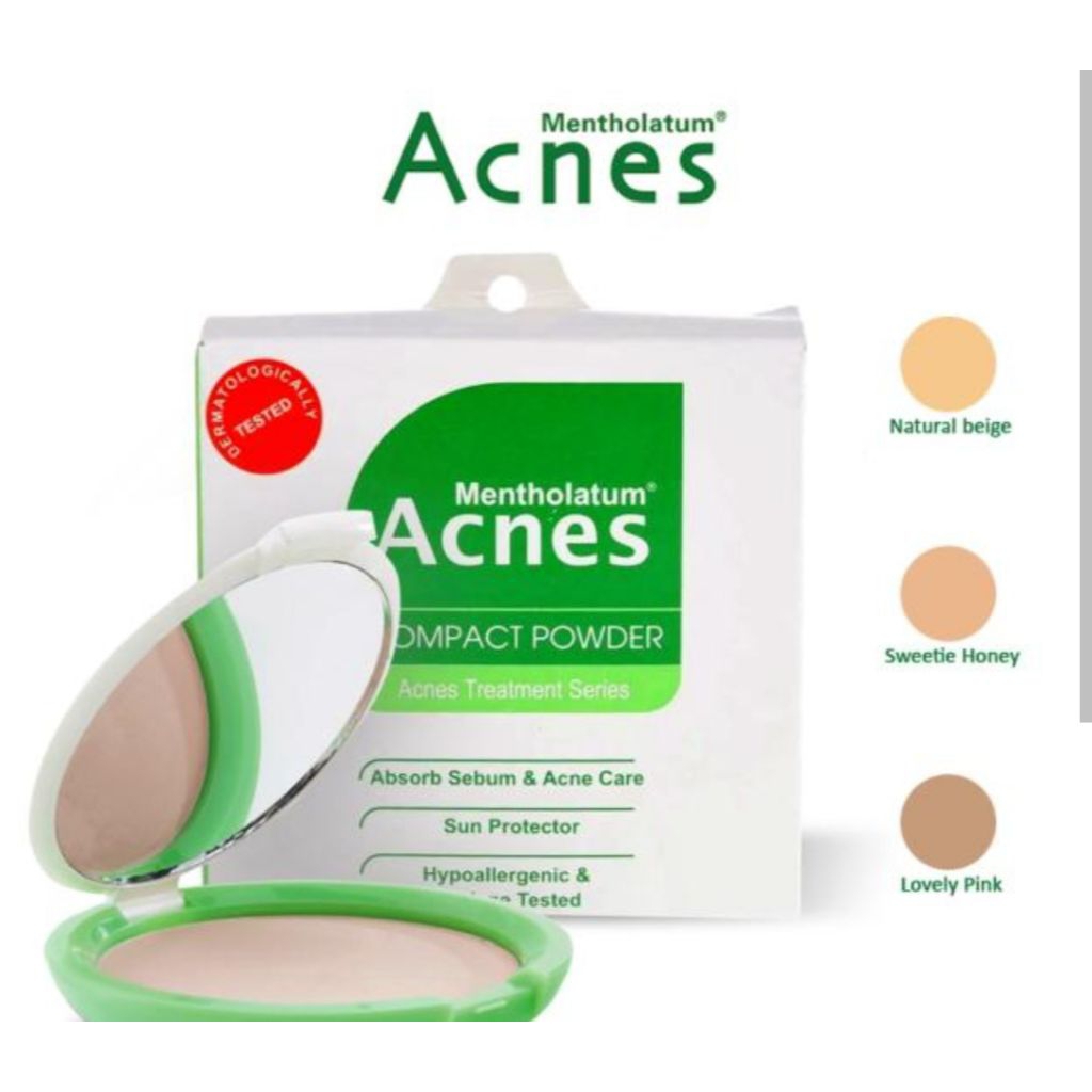 Compact powder acnes