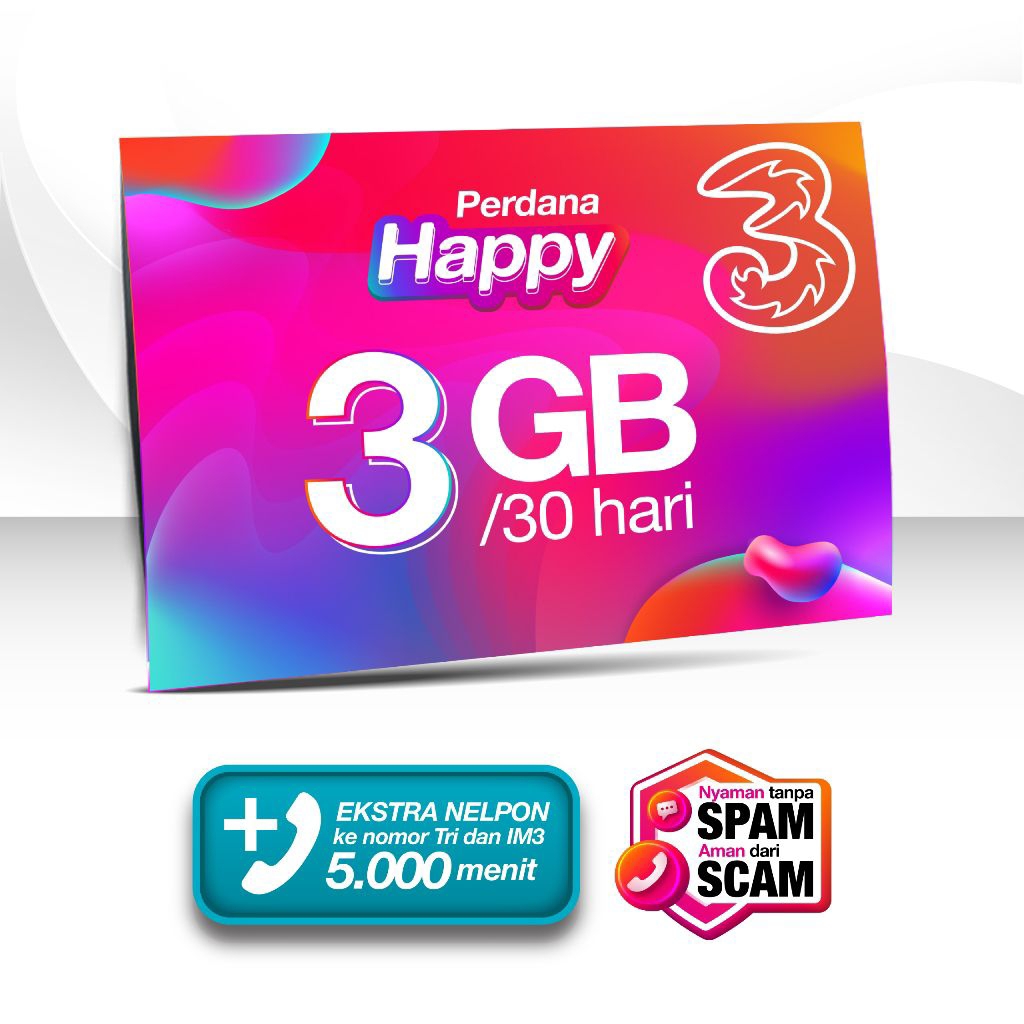 Perdana 3GB Happy