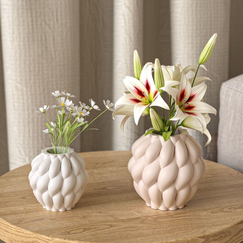 Vas bunga aesthetic / dekorasi rumah / vas bunga model RUSTIC