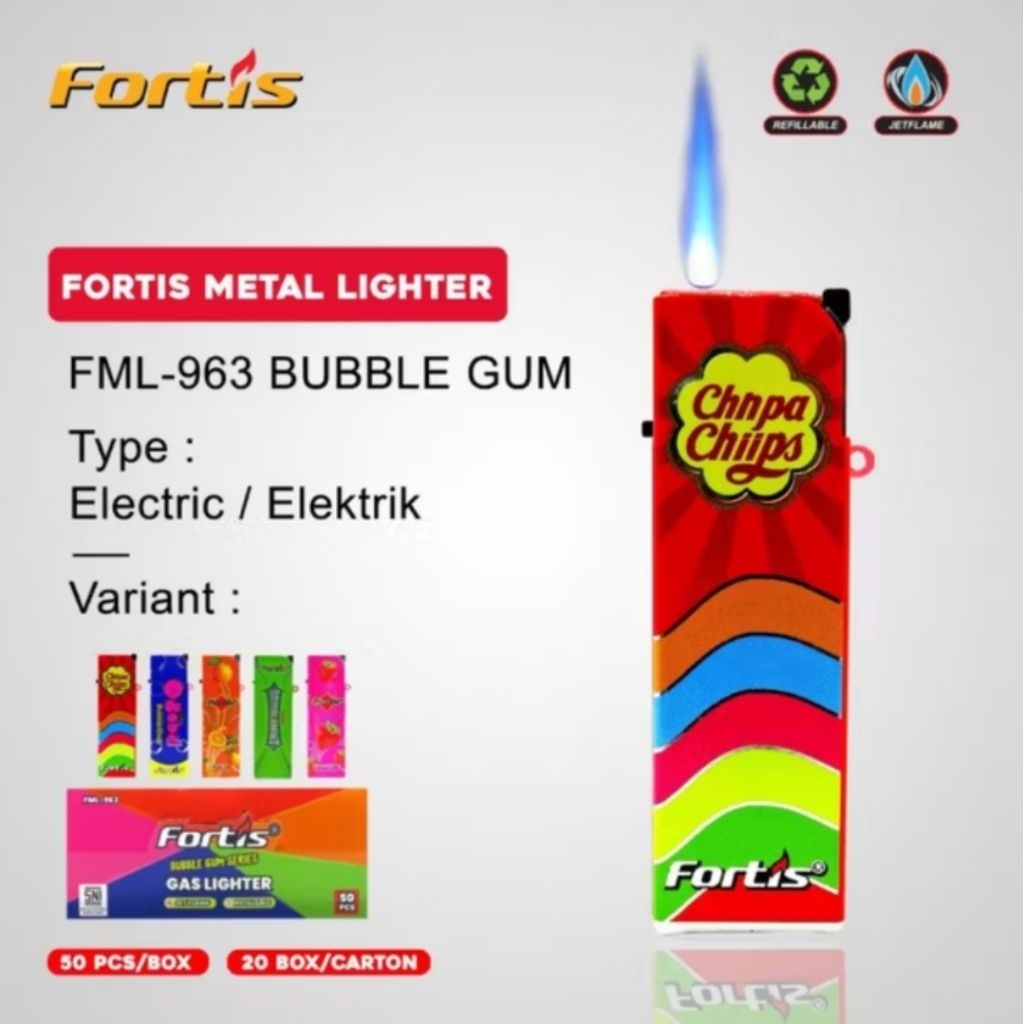korek api bara edisi permen karet