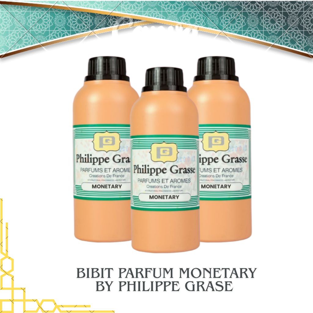 Bibit parfum MONETARY 500ml original philippe grase PG