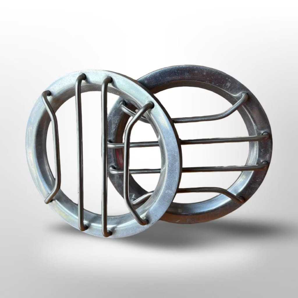 Tutup Grill Speaker Midrange 3 inch Chrome 1 Set 2pc