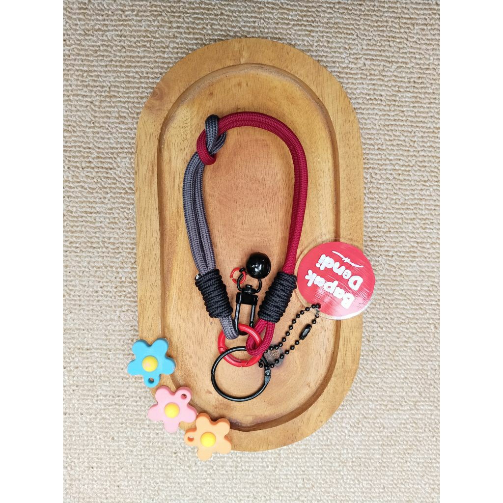 strap + akrilik custom + bandul