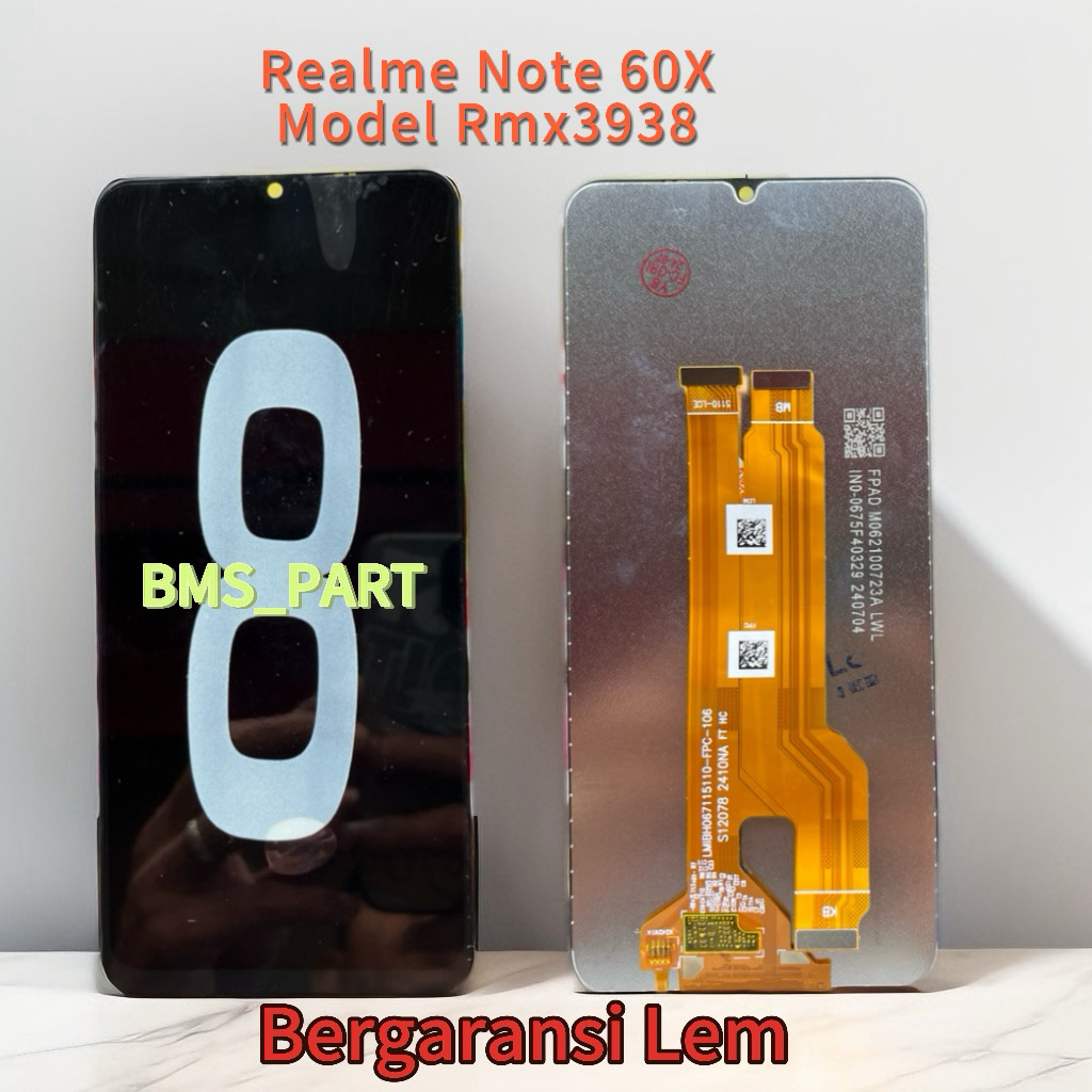Lcd Touchsreen Ts Fulset Realme Note 60X Model Rmx3938