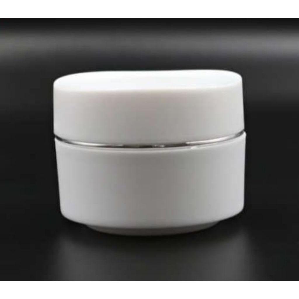 Pot PP Bunga 15 GR Cream Full White