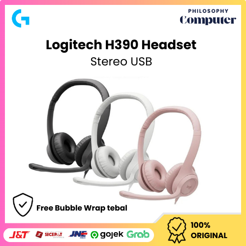 Logitech H390 Headset Stereo USB Microfon Noise-Cancelling