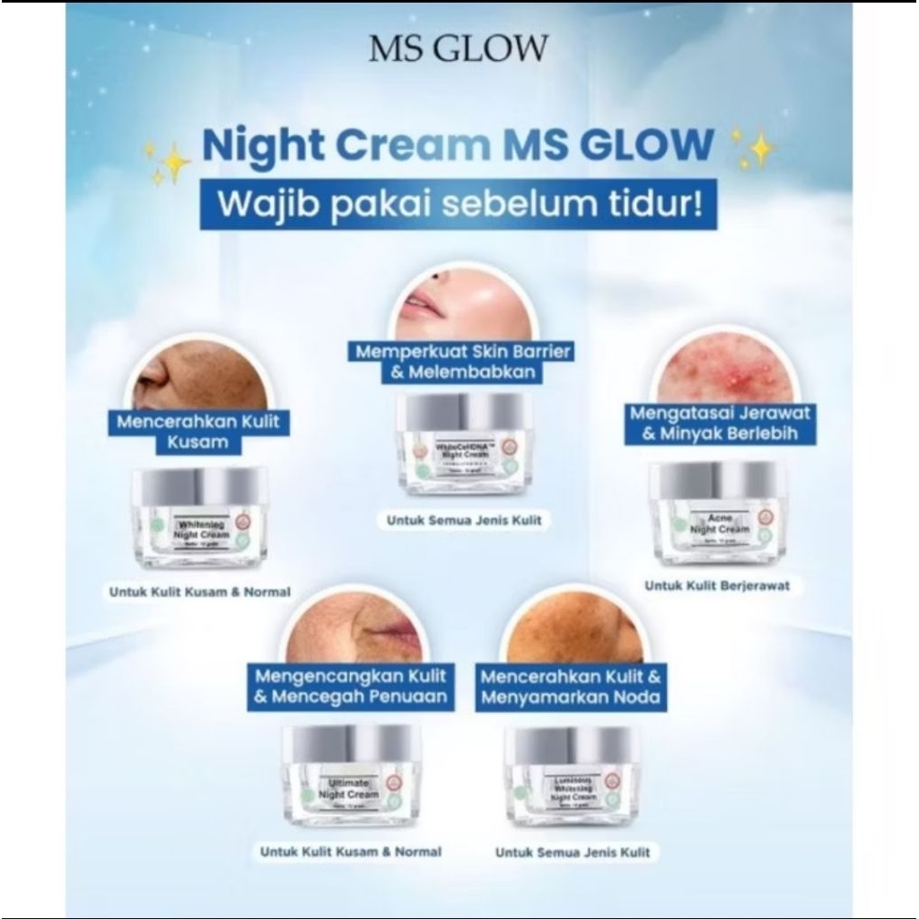 ULTIMATE NIGHT CREAM MS GLOW