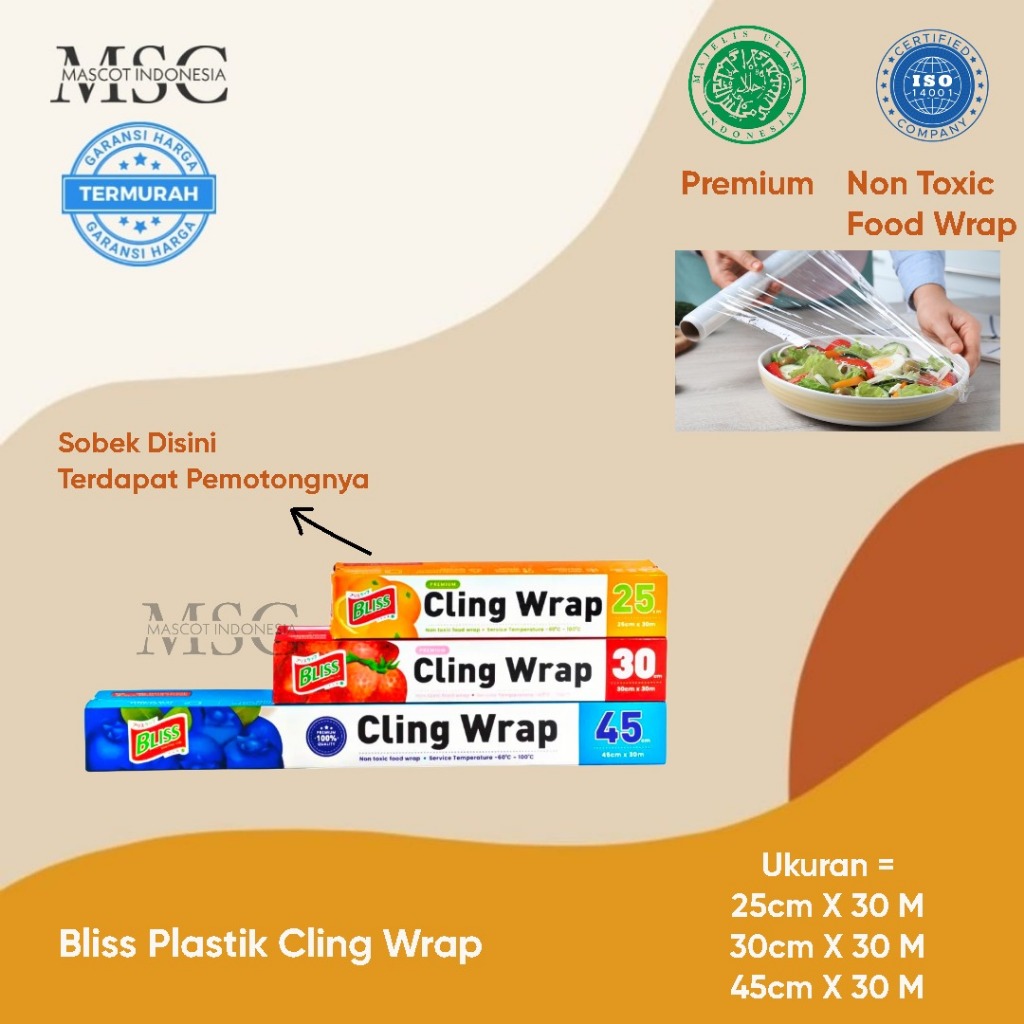 Bliss Plastik Cling Wrap