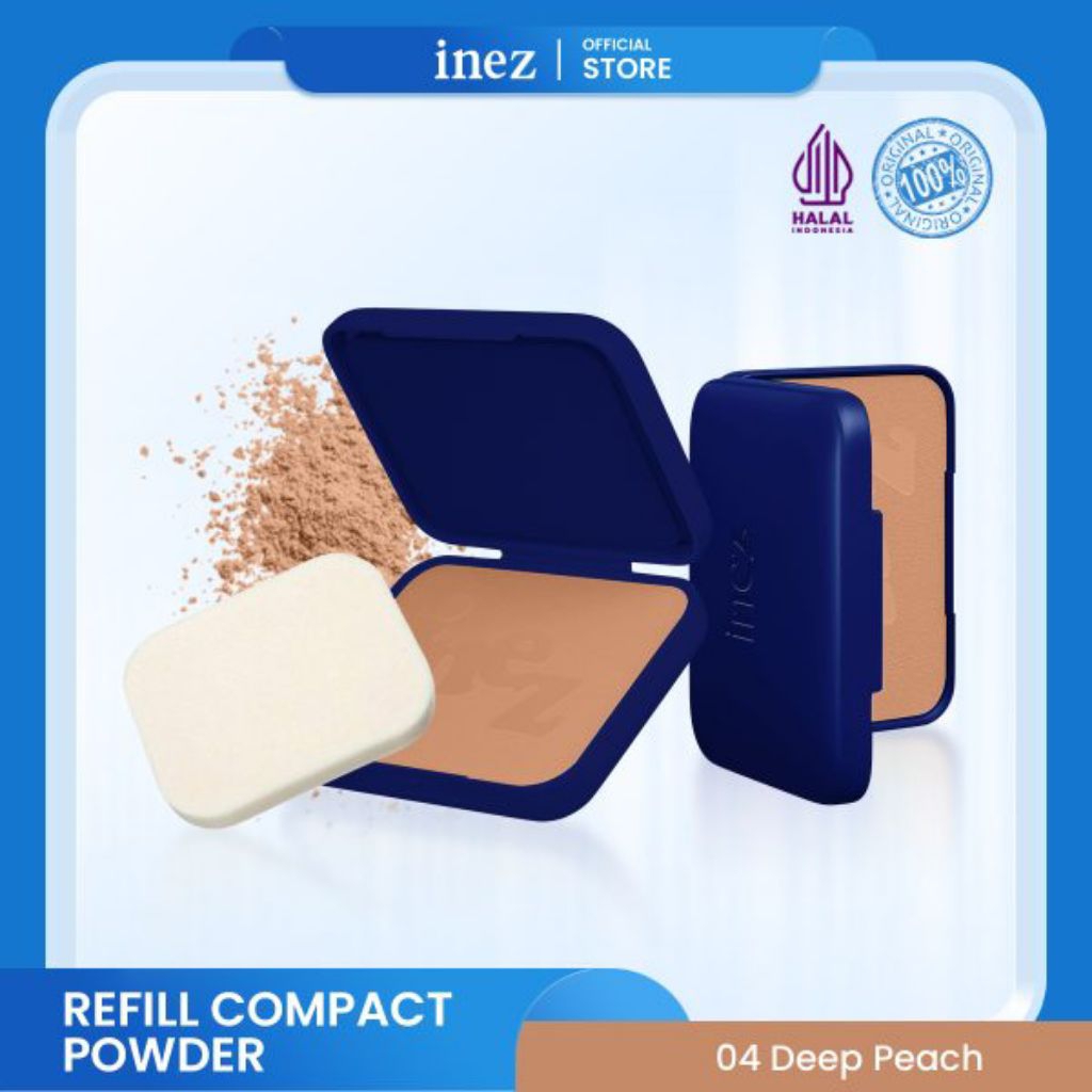 INEZ REFIL COMPECT POWDER 04(DEEP PEACH)