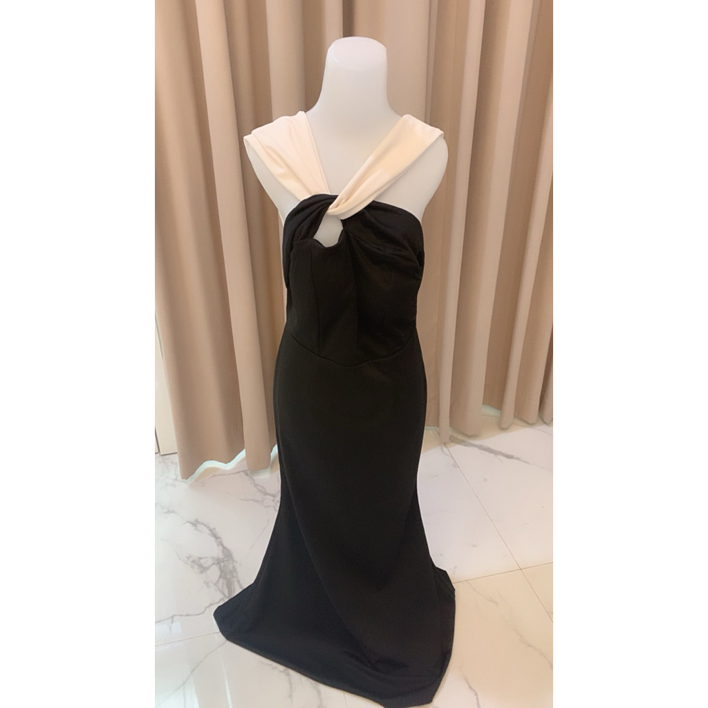 black&white elegant dress