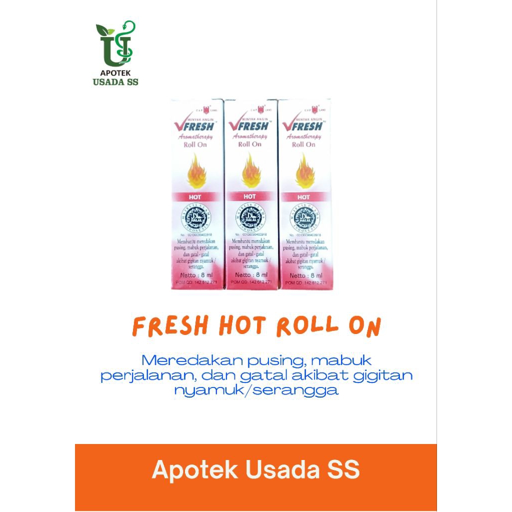 VFRESH AROMATHERAPY ROLL ON