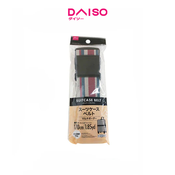 Daiso SUITCASE BELT -MULTI-STRIPED-