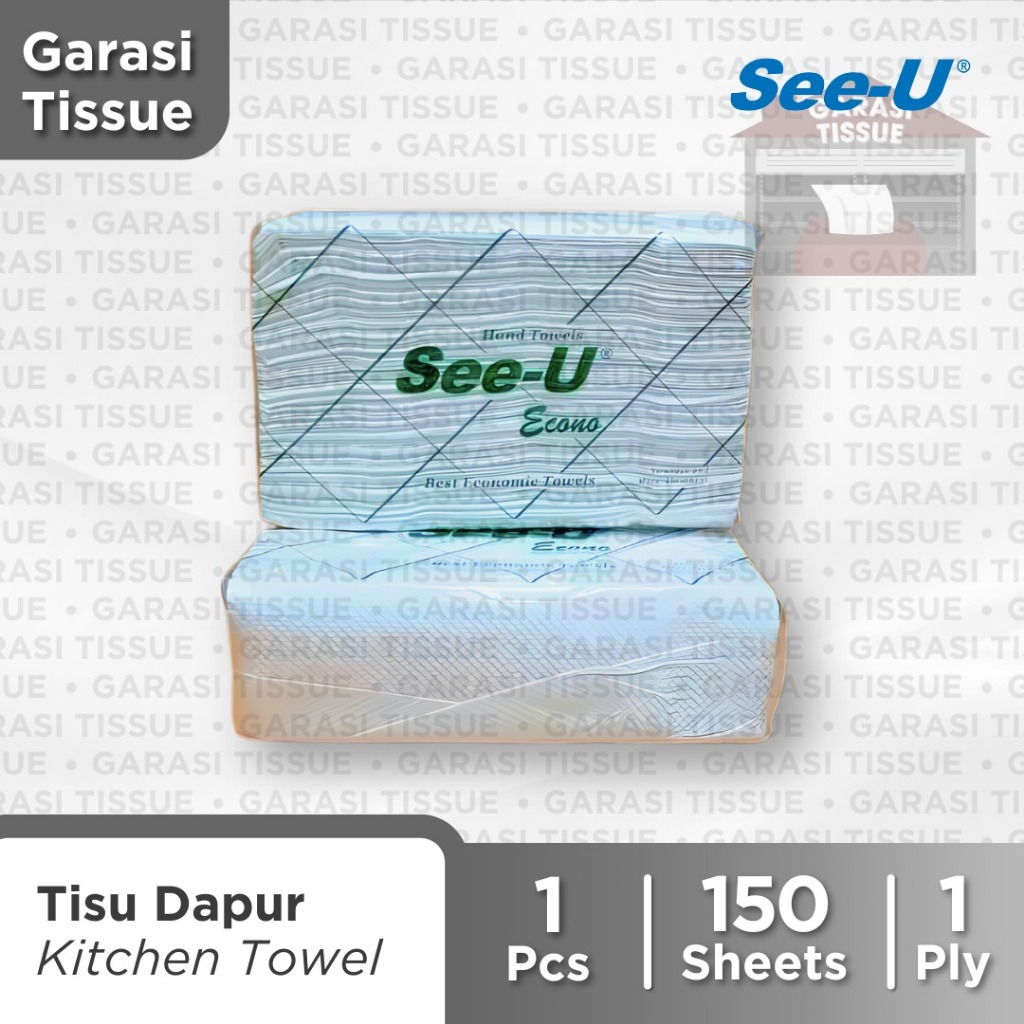 4 Pcs Tissue Hand Towel SEE U Econo