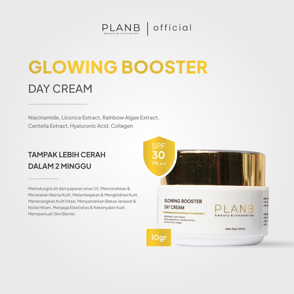Plan B- Glowing booster Day Cream