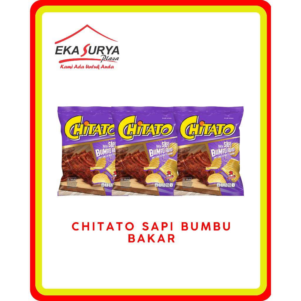 Snack Chitato Sapi Bumbu Bakar 68GR