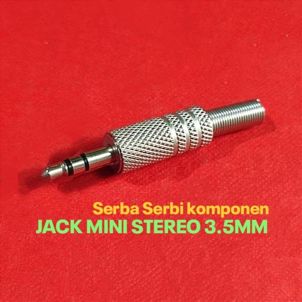 Jack Mini Stereo besi (jack 3,5mm)