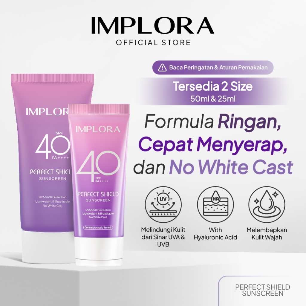 Implora Perfect Shield Sunscreen SPF40 PA++++