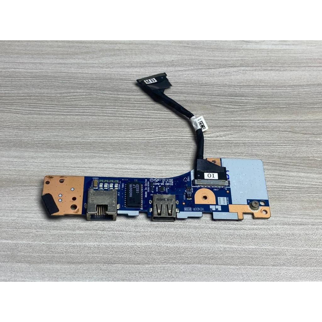 I/O PORT USB, LAN, TOMBOL ON/OFF (SWITCH) THINKPAD E480