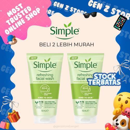 Bundle Face Wash Simple Refreshing Gel 150ml