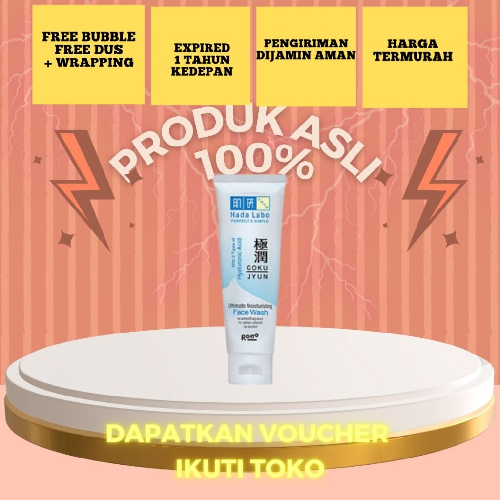 HADALABO Ultimate Moisturizing Face Wash 50g