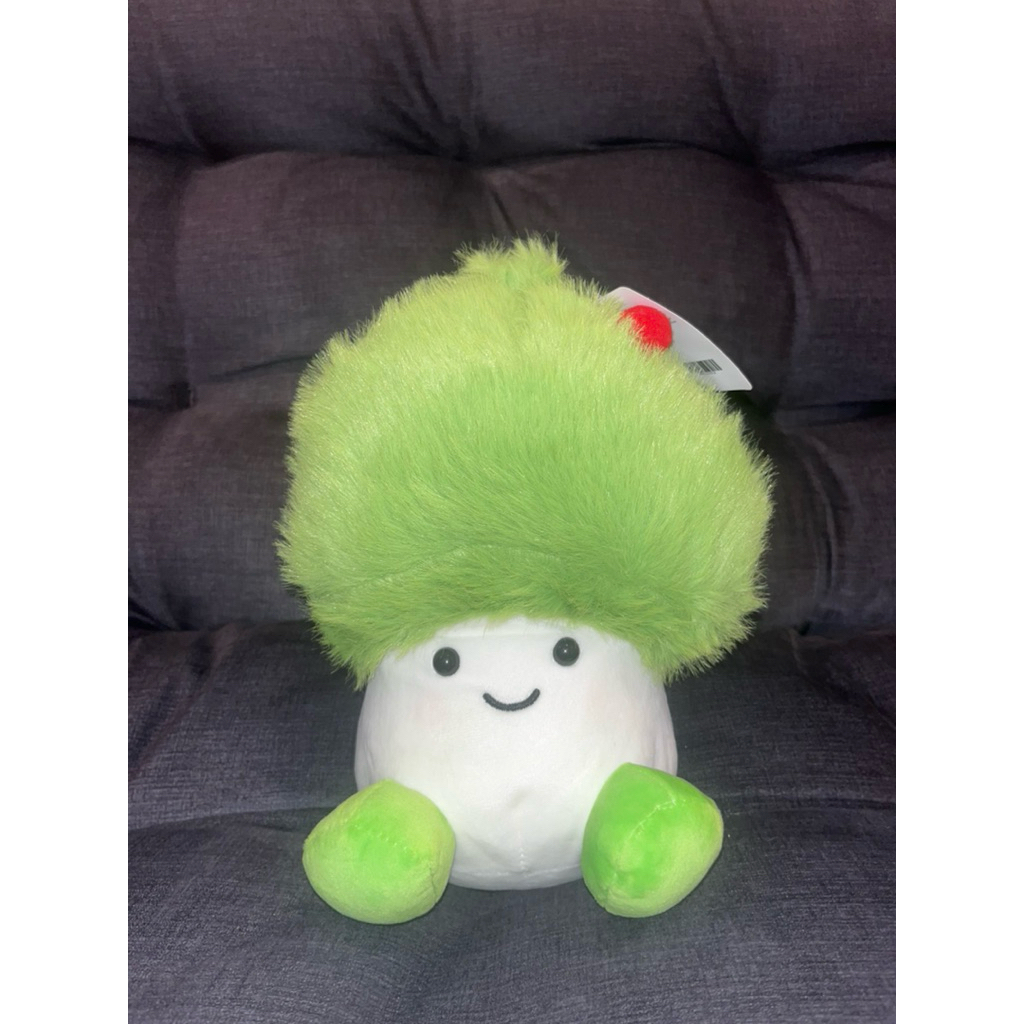 Boneka Plush Jamur Hijau