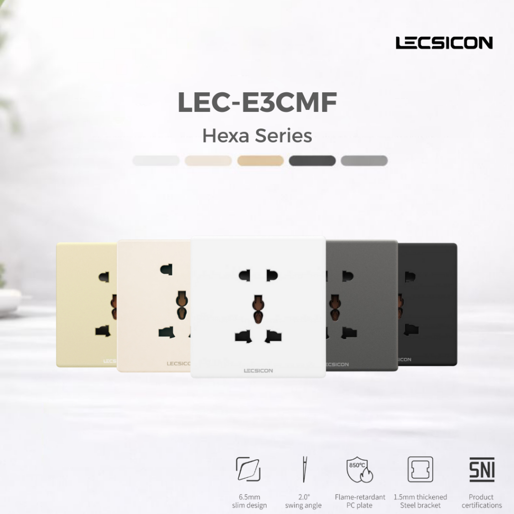 LECSICON 5 Hole Socket - LEC-E3CMF Hexa Series