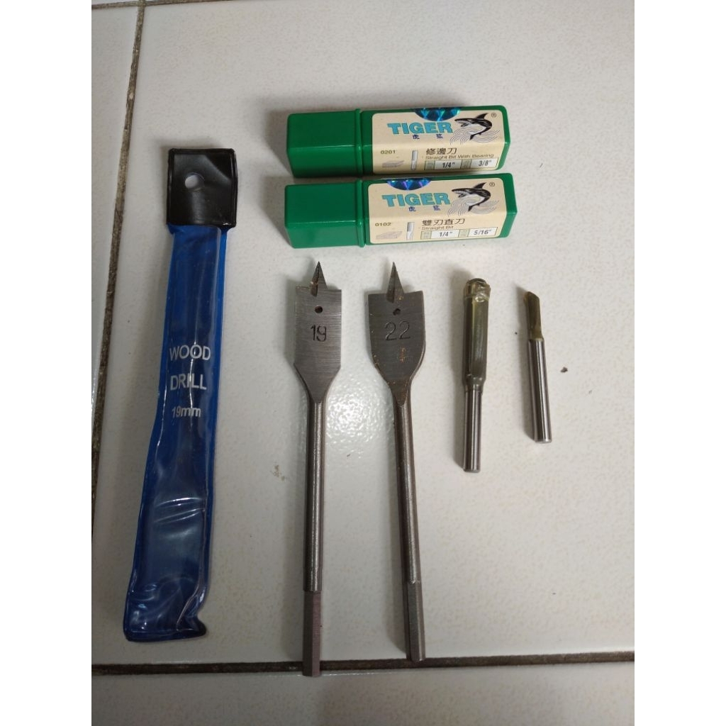 Set 2 Mata Router Profil merek Tiger