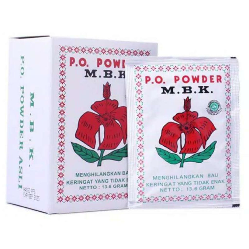 Bedak MBK Putih isi 12 Sachet