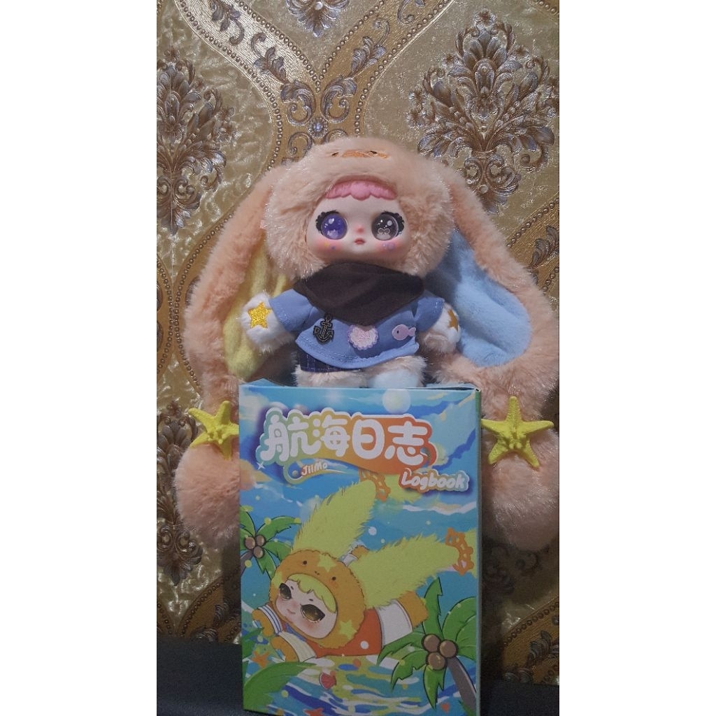 Boneka Jimo mata flip flop muter
