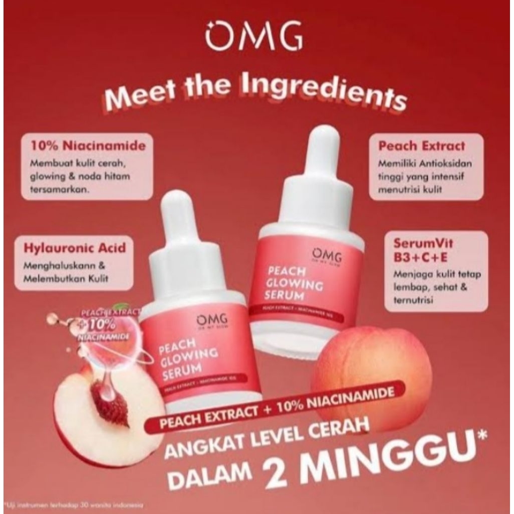 OMG Peach Glowing Serum 20ml