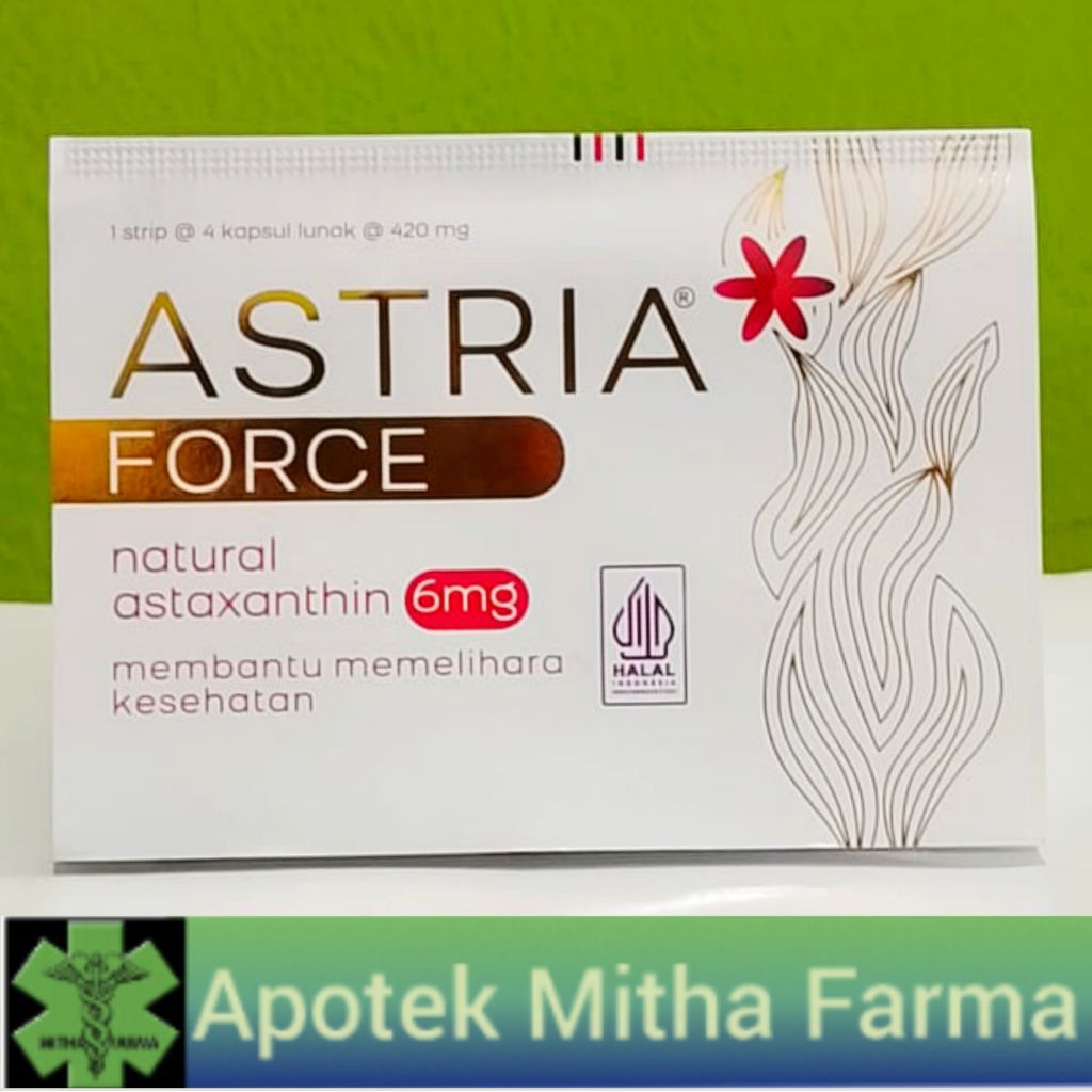 Astria Force 6mg Astaxanthin 4 Soft Capsule
