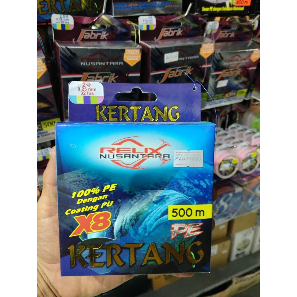 senar pancing PE kertang 400meter