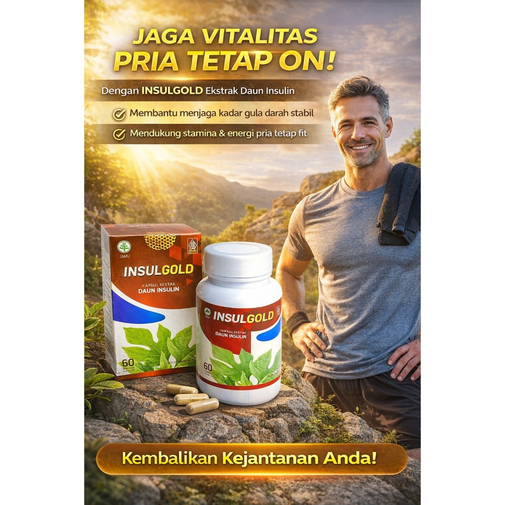 Kapsul Alami InsulGold 1 Botol