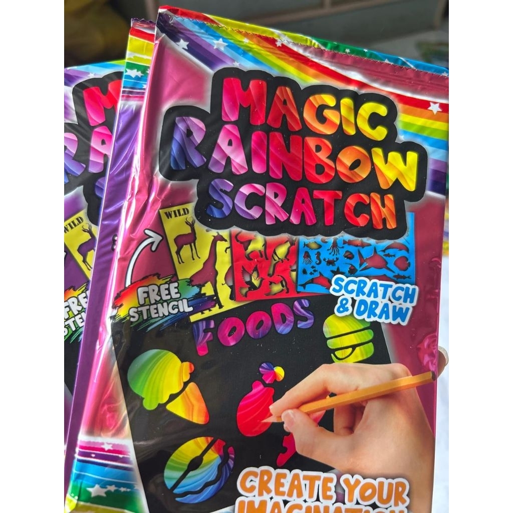 Mainan Stratch Rainbow Pelangi